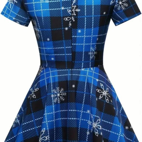 Ladies size Large Christmas Retro Dress - Picture 6 of 11